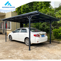 Vente directe usine : Système de montage au sol solaire robuste, abri de voiture, carport solaire extérieur en métal et aluminium