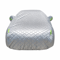 Housse de voiture en coton épais anti-grêle, coupe-vent, isolante thermique et pare-soleil, fabrication chinoise, vente en gros transfrontalière, couverture intégrale