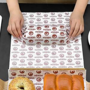 Custom Logo Printed Biodegradable <b>Eco</b>-<b>Friendly</b> Food Grade Greaseproof Disposable Baking Sandwich Hamburger Bread <b>Wrapping</b> <b>Paper</b> - Product Image 5