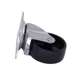 Mini Household Caster Wheels Schwarz Rigid-Caster-Räder 1 Zoll Möbel Caster Wheel - Product Image 3