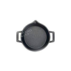 Sartén Redonda Pequeña de Hierro Fundido Precurada con Asas Dobles en Forma de Lazo - Product Image 1