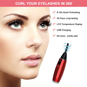 Rehausseur de cils électrique portable en silicone à 360 degrés, chauffant avec écran LCD, pour lifting des cils, marque privée, économique et très demandé - Product Image 2