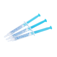 Utilisation domestique meilleure nouvelle technologie sans eau 6% HP + PVP Double blanchiment des dents Gel seringue blanchissant saveur menthe bon goût bon résultat