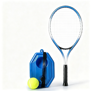 Tennis Trainer Rebound <b>Ball</b> <b>String</b> Portable Water Fillable Base Practice Equipment Blue With <b>Ball</b> - Product Image 1