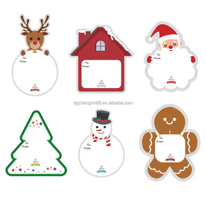 Autocollants de Noël Étiquettes de nom Étiquette de cadeau de vacances Étiquettes personnalisées vers et depuis les étiquettes pour le cadeau de Noël - Product Image 2