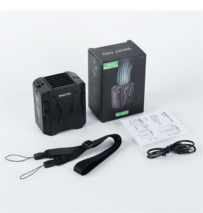 Mát mẻ <span class=keywords><strong>Clip</strong></span> Áo sơ mi mini eo gắn quạt điện ngoài trời nhựa 8000mAh 3-tốc độ Loại-C sạc di động eo <span class=keywords><strong>Clip</strong></span> vành đai Fan - Product Image 6