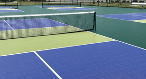 Hot Canchas <span class=keywords><strong>De</strong></span> pickleball <span class=keywords><strong>cancha</strong></span> <span class=keywords><strong>de</strong></span> baloncesto enclavamiento <span class=keywords><strong>de</strong></span> plástico elevado PP TPV suelo deportivo - Product Image 3