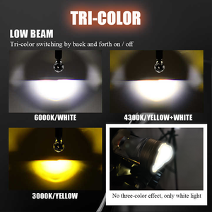 Đèn pha chiếu laser trực tiếp Bi <span class=keywords><strong>Led</strong></span> H/L Beam 24000lm <span class=keywords><strong>H4</strong></span> H7 9005 9006 với 12V 6000K 100W, phụ kiện ô tô - Product Image 4