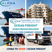 Transitaire maritime Chine-Espagne Europe, Agent d'expédition EXW FOB DDP DAP DDU, Service porte-à-porte pour commandes d'entreprise avec camion