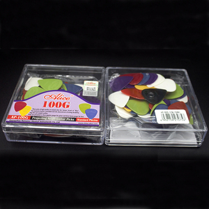 Custom Logo 100 Stks/doos Elektrische Akoestische Muziek Picks Plectrum Alice Gitaarplectrums Te Koop - Product Image 1