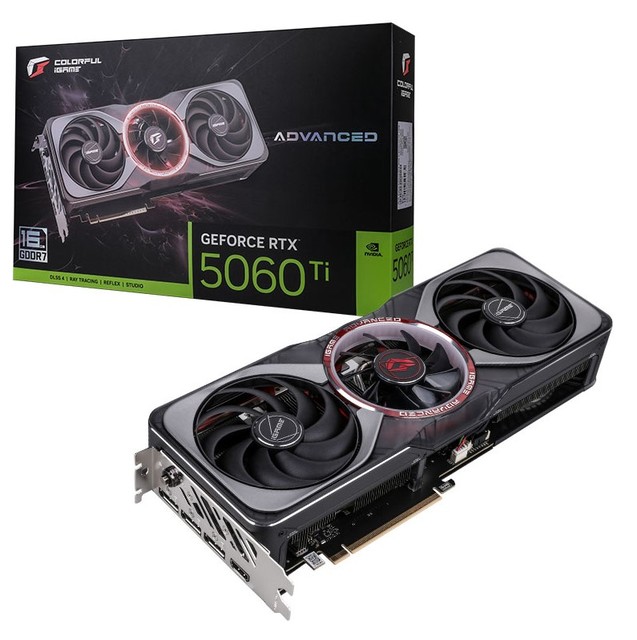 New RTX 5060 Ti Advanced OC 16GB Workstation GPU PCI Express Gaming Graphics Card DP/ Output Fan Cooling Ray Tracing AI