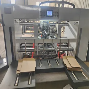 Máquina de coser de caja de dos piezas doble Manual corrugado automático de cartón semiautomático al mejor precio