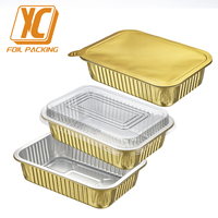Conteneur rectangulaire jetable de qualité alimentaire XC Y53 680mL, scellé, recyclable, avec motifs personnalisables pour fours à micro-ondes