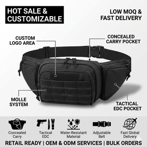 Riñonera Táctica Personalizable en Oferta, Bolsa de Cintura EDC para Portación Oculta, Riñoneras Tácticas para Hombre - Product Image 5