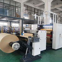 Rouleau de papier imprimé à la découpeuse de feuilles Machine de refendage en acier avec rembobinage sans noyau