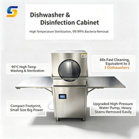 Lavavajillas Sanitario Comercial Silencioso para Platos de Cocina Comercial