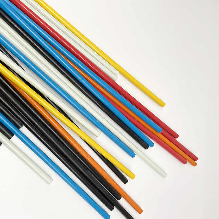 HW Customizable 10mm 25mm Thick Fiberglass Curtain Rod Support Rod ...
