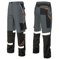 Vêtements de travail pour hommes, veste et pantalon de travail en toile de polyester durable, haute visibilité, réfléchissants, uniformes de travail