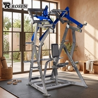 Máquina de Remo Iso Lateral con Carga de Placas Hammer Strength Style ROSEN para Gimnasios Comerciales