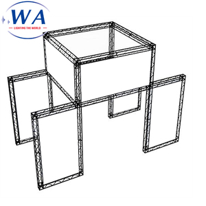 Pequeño evento Exposición Boda dj Square truss de techo de aluminio plano con elevador de elevación - Product Image 6