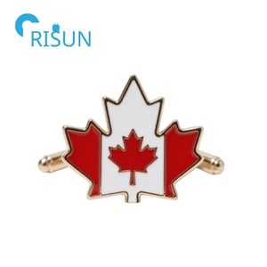 Set di Gemelli e Fermacravatta in Metallo Souvenir di <span class=keywords><strong>Toronto</strong></span> Canada con Logo Personalizzato dei <span class=keywords><strong>Toronto</strong></span> Maple Leafs - Product Image 6