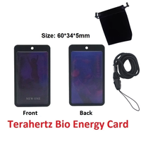 Quantum Tera hertz Energy Chipkarte mit Tasche New Me Card Cord Nume Jetzt Tera hertz Chip Version 9 Support Logo gedruckt