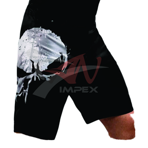 Pantalones Cortos de Artes Marciales Mixtas Fightbro Personalizados, 100% Algodón Elástico, Logotipo Frontal, Secado Rápido, Transpirables - Product Image 2