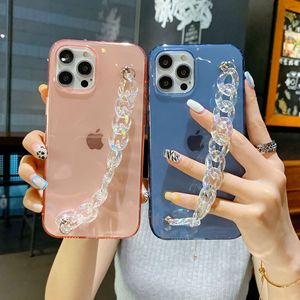 Fundas de teléfono bonitas de TPU suave, de alta calidad, estilo coreano, con cordón de cadena transparente de plástico, <span class=keywords><strong>2022</strong></span> - Product Image 1