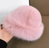 Chapeau seau en velours super doux pour femme, imitation fourrure de lapin, mode automne-hiver