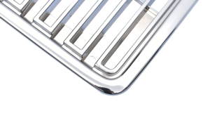 Parrilla, Sin Malla Antimosquitos, Sin Logotipo, Cromada, Reemplazo para VN/VNL/VNM 1996-2003 8084221 - Product Image 4