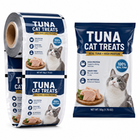Film d'emballage laminé personnalisé imprimé pour biscuits de bœuf pour chiens, résistant à l'humidité, pour sachets de friandises cuites au four