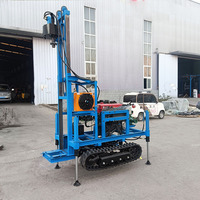 Nouvelle machine de forage hydraulique puissante pour puits d'eau, 200 m, pour petites mines et puits d'eau en Chine