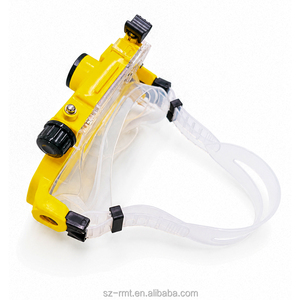 <span class=keywords><strong>Masque</strong></span> de plongée professionnel avec support pour caméra d'<span class=keywords><strong>action</strong></span>, verre trempé anti-fuite, lunettes de plongée pour sports sous-marins - Product Image 2