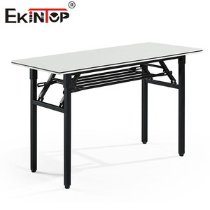 Sinonis Metal Frame Movable <b>Folding</b> Office Training <b>Desk</b> Table - Product Image 4