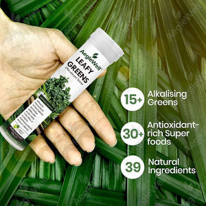 Tabletas Efervescentes de Vegetales Verdes Orgánicos de Marca Propia AegleWell - Espinaca, Kale y Trigo para Consumir Verduras Diarias - Product Image 4