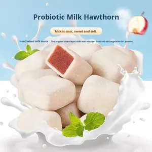 Snacks Exóticos al por Mayor <span class=keywords><strong>Hao</strong></span> Xiang <span class=keywords><strong>Ni</strong></span>, Hawthorn con Piel de Leche, 128g, Sabor Dulce, Color Marrón, Snacks de Hawthorn Secos, Estilo No Yogur - Product Image 2