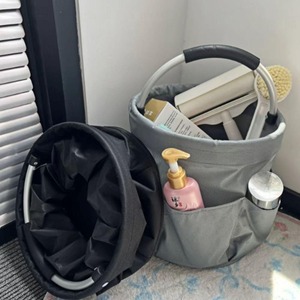 Portable Foldable Outdoor Travel Storage <b>Laundry</b> Bag Garden Tool Storage <b>Basket</b> Waterproof Oxford Multipurpose Organizer - Product Image 4