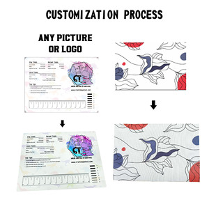 Sets de table classiques en similicuir imprimés sur mesure, épaisseur 5 mm, écologiques et imperméables, pour banquets - Product Image 4
