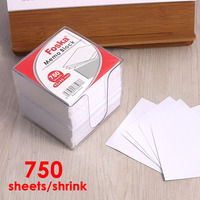 Foska personnalisé blanc note adhésive feuilles mobiles bloc-notes école bureau papeterie pour écrire en gros blocs de papier