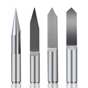 10/15/20/30 độ công cụ V hình dạng phẳng dưới cacbua PCB khắc bit 6mm khắc phay cắt <span class=keywords><strong>CNC</strong></span> Router bit - Product Image 2