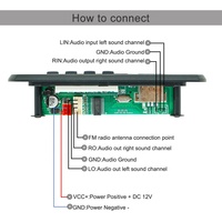 Modul MP3 Bluetooth Papan Dekoder Bluetooth Pemutar Rekaman Pemutar Audio 12V