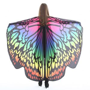 Donne calde ali di farfalla mantello Pashmina scialle sciarpa ninfa folletto Costume mantello accessorio - Product Image 5