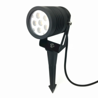 Projecteur de jardin LED DC avec indice d'étanchéité IP65, options de couleur RGBW pour l'éclairage paysager extérieur