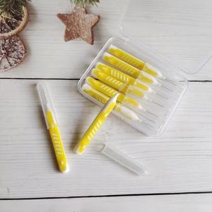 Ensemble de brosses interdentaires douces certifiées CE ISO 0,6 1,2 mm, antibactériennes et réutilisables <span class=keywords><strong>pour</strong></span> les soins bucco-dentaires des adultes, fournitures de clinique <span class=keywords><strong>dentaire</strong></span> - Product Image 4