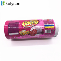 Emballage flexible laminé métallisé personnalisé, film d'emballage en aluminium, rouleau de film plastique, sachet de ketchup de tomate