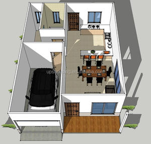 Casa Modular de Lujo 2025, 6 Dormitorios, Prefabricada, Impermeable, Nueva Tecnología, Modelo Inmobiliario para Gimnasio, Oficina y Baño - Product Image 4