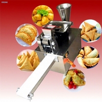 Machine à raviolis automatique en acier inoxydable GQ-80B à haute efficacité, avec options de double alimentation, pour la fabrication de samosas, de rouleaux de printemps et d'empanadas