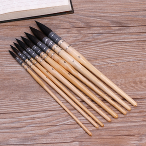 Ручная кисть BOMEIJIA из беличьей шерсти, художественная кисть для акварели, кисть для акварели, дерева - Product Image 4