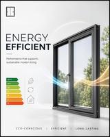 Ventana Corredera Horizontal de Vidrio Templado con Doble Acristalamiento y Marco de Aluminio Europeo Moderno con Rotura de Puente Térmico, Tamaño Personalizado Directo de Fábrica