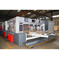 Nuevo Sistema de Vapor en Oferta ZYKM1224 Impresora Rotativa Automática de Cartón Corrugado de 4 Colores, Ranuradora, Troqueladora y Vibradora